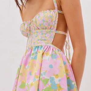 For Love & Lemons Emily Backless Dress